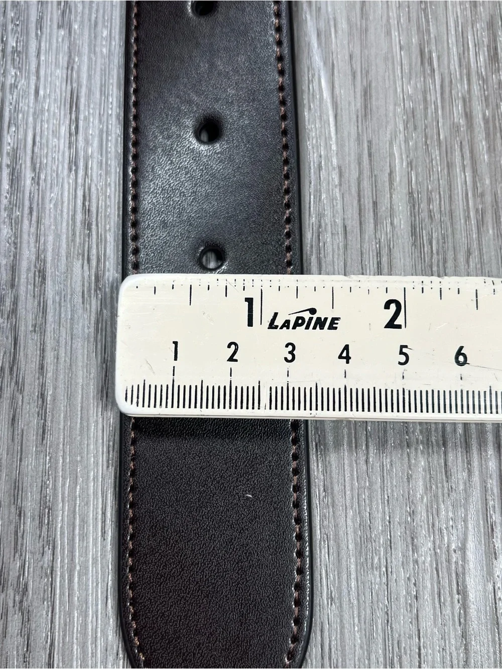 New Original Penguin Men's Belt Nautical Needlepoint Brown Leather Size 32 Golf